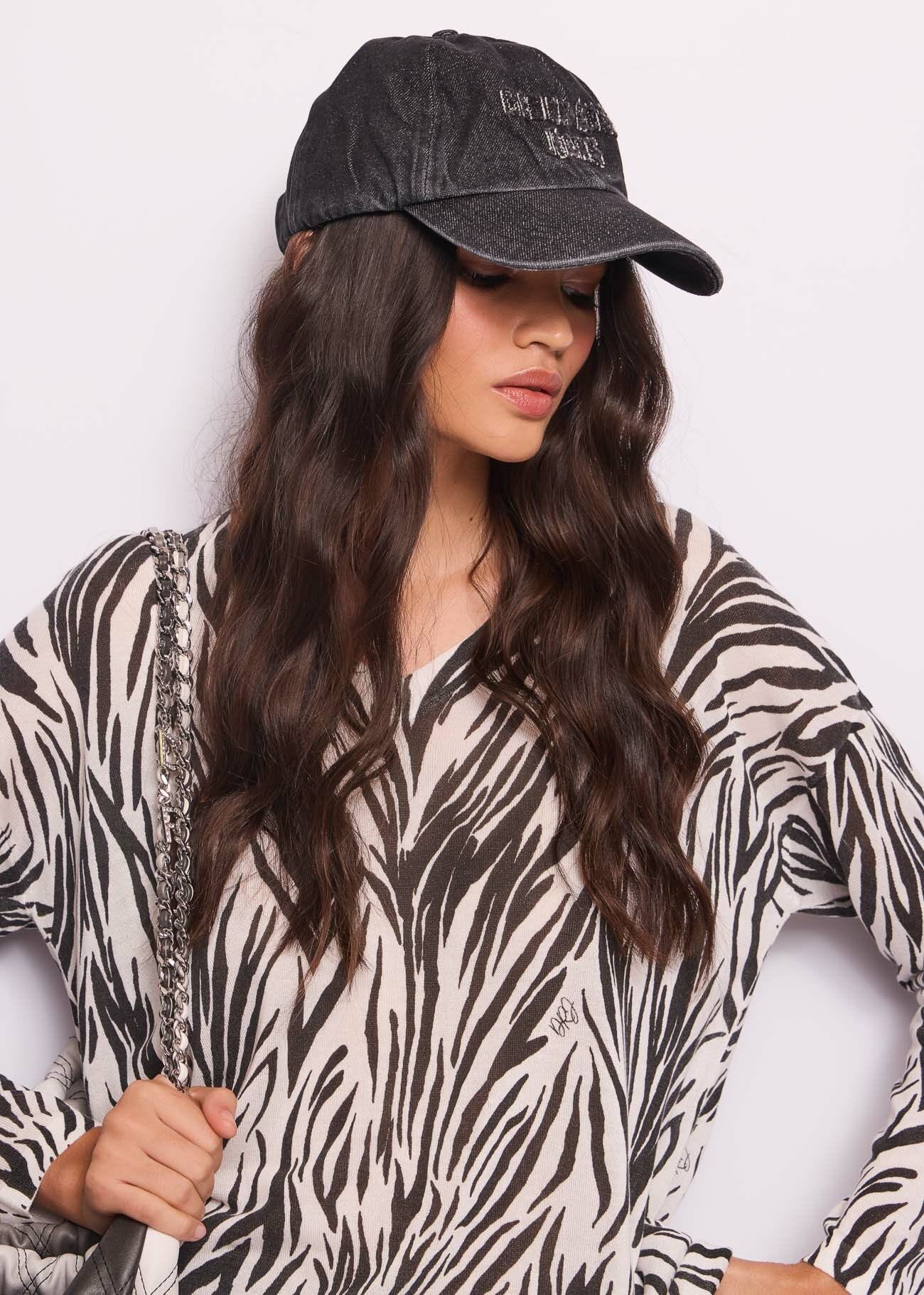 Cappello baseball in denim