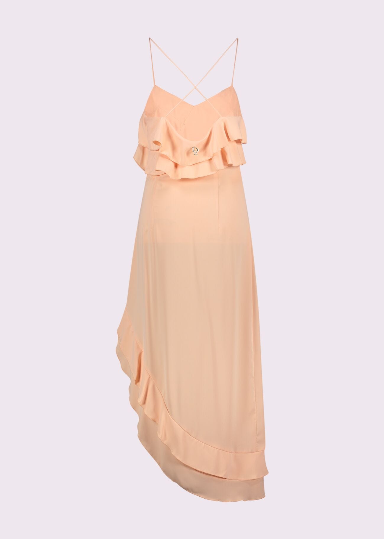 Long dress with ruffles