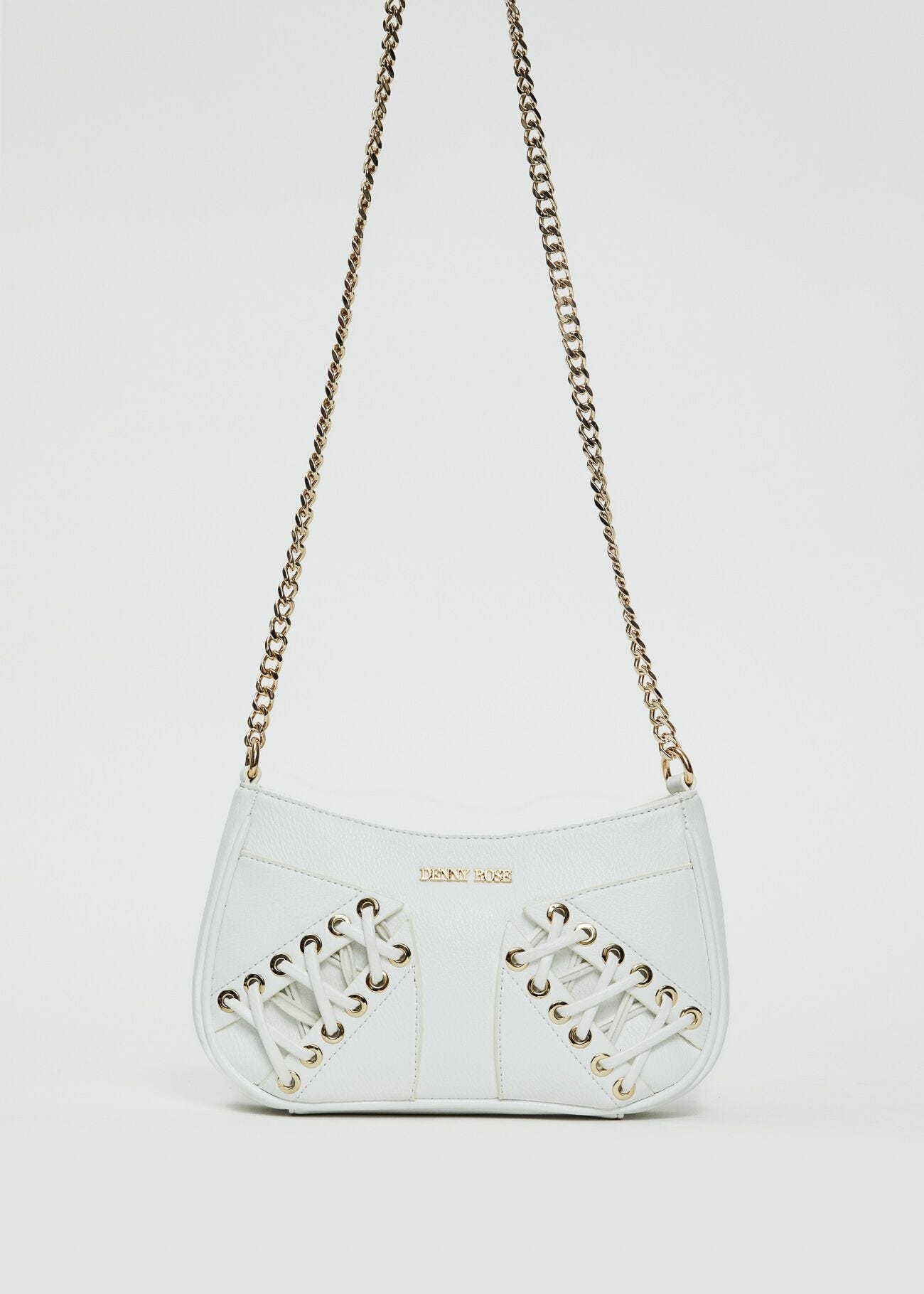 Borsa crossbody con laccetti