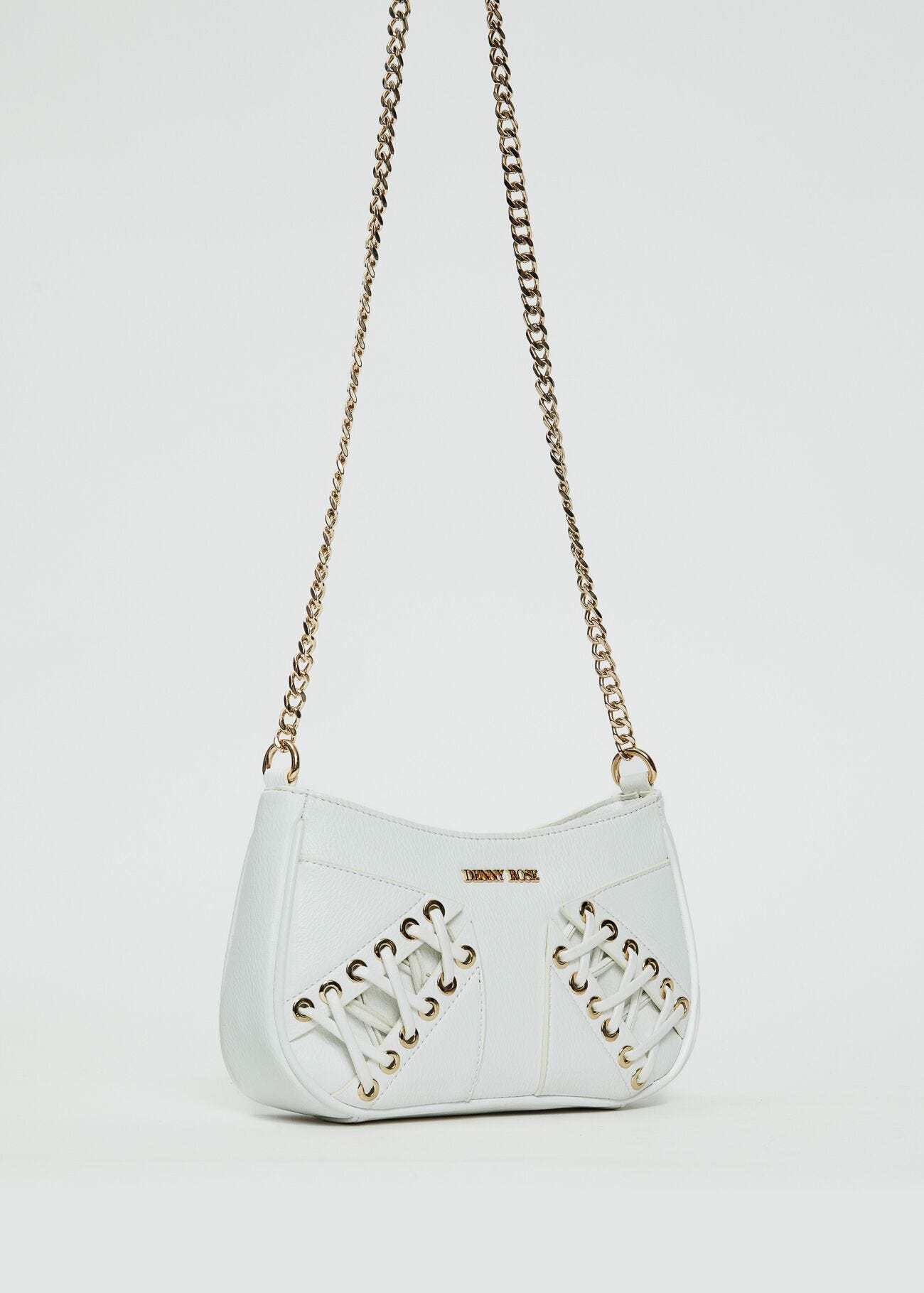 Borsa crossbody con laccetti