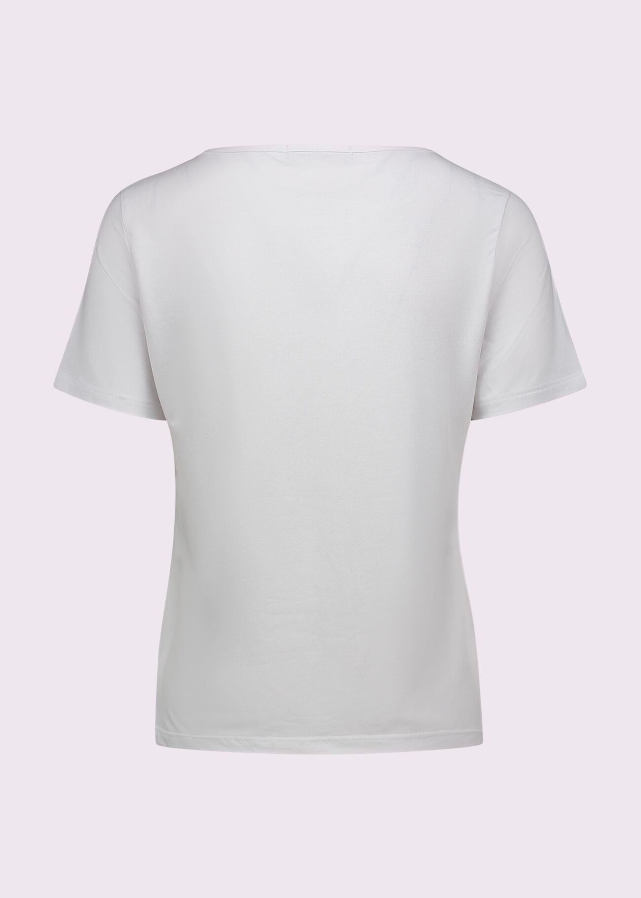 T-shirt bianca con stampa