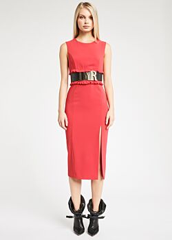 Midi dress with ruffle Denny Rose