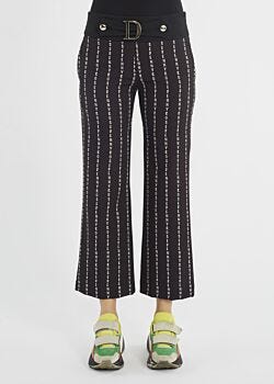 Trousers with lettering print Denny Rose