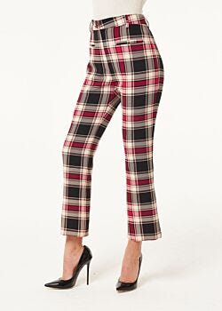 Scottish Pantaloni con motivo tartan Denny Rose