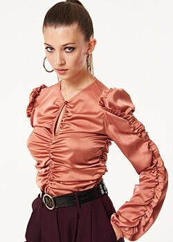 Blouse with ruffles Denny Rose