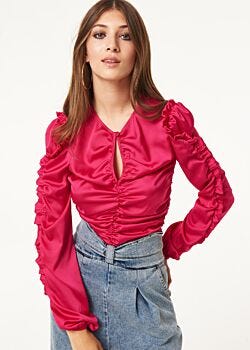 Blouse with gathered detail Denny Rose