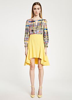 Dress with asymmetrical skirt Denny Rose