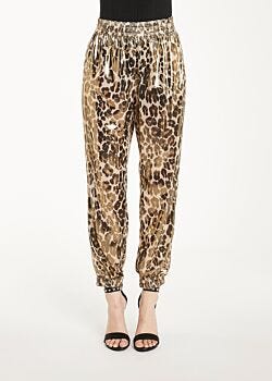 Animal-print trousers Denny Rose