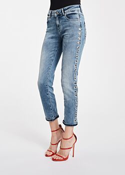 Jeans with eyelets Denny Rose Jeans