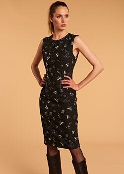 Sheath dress Denny Rose