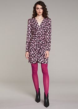 Black-pink Dress Multicolor Denny Rose