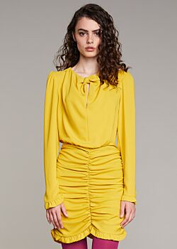 Dress Yellow Denny Rose