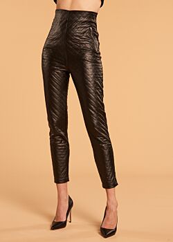 Black I Pantaloni in finta pelle Denny Rose