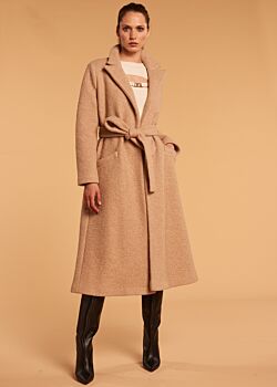 Bouclé coat Denny Rose