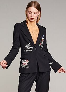 Embroidered blazer Denny Rose