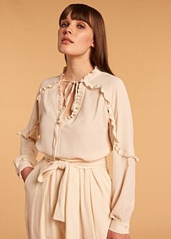 Blouse with ruffles Denny Rose