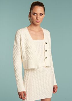 Cardigan jacquard Denny Rose