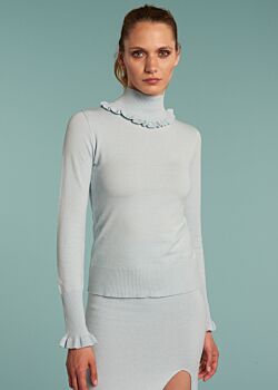 Long Sleeve Knit Blue Denny Rose