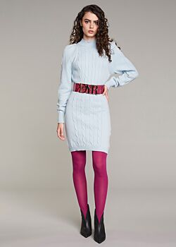 Knitted Dress Blue Denny Rose