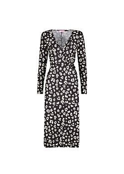 Animal-print jersey dress Denny Rose