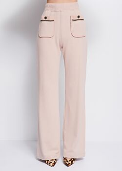 Pantaloni in maglia di misto cotone Denny Rose