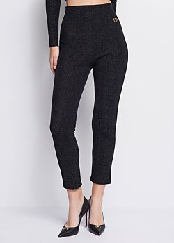 Black E Stretch jersey trousers Denny Rose