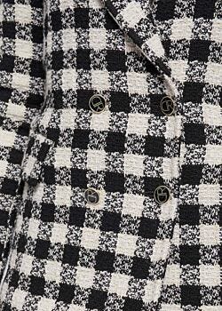 Bouclé blazer with checked pattern Denny Rose