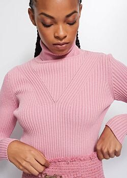 Polo neck jumper Denny Rose