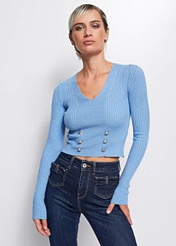 Jumper with V neck Denny Rose