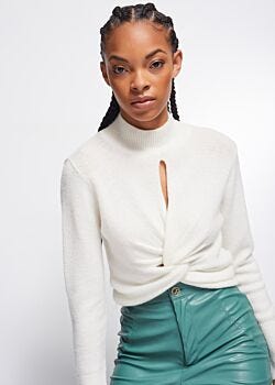 Jumper with lace detailing Denny Rose