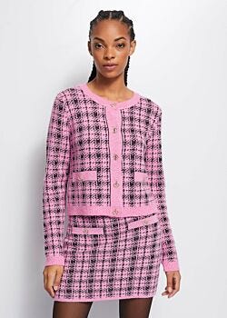 Checked cardigan Denny Rose