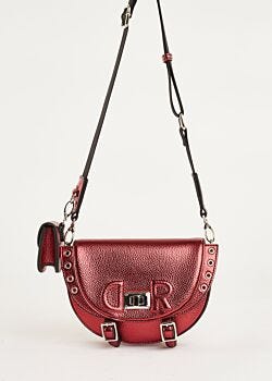 Crossbody bag in laminated faux leather Denny Rose Borse