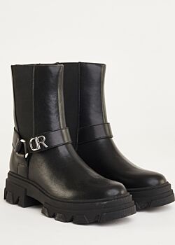 Leather combat boots Denny Rose Calzature