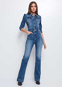 Tuta in denim Denny Rose Jeans