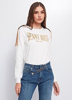 Sweatshirt with epaulettes Denny Rose Jeans