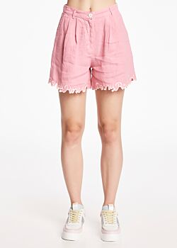 Linen Bermuda shorts Denny Rose