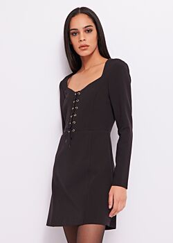 Black Abito con laccetti Denny Rose