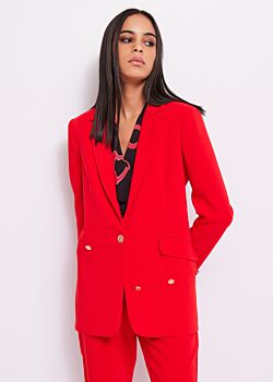 Goji Berry Blazer lungo Denny Rose