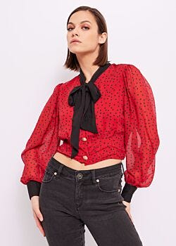 4412-2001 Polka-dot shirt Denny Rose Jeans