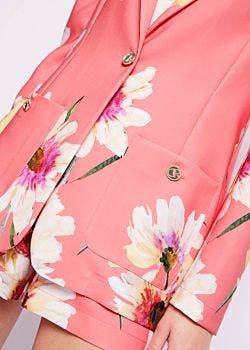 Floral-print blazer Denny Rose