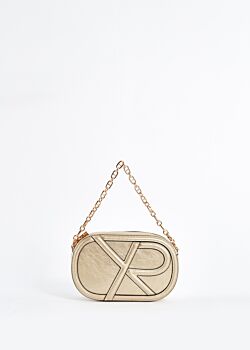 Eco-leather crossbody bag with logo Denny Rose Borse