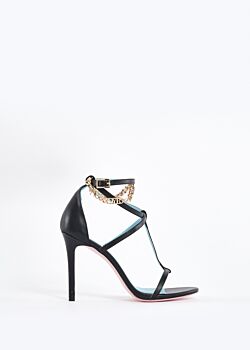 Nappa leather sandals with chain Denny Rose Calzature