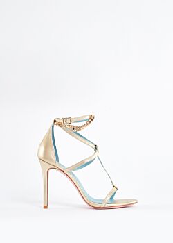 Nappa leather sandals with chain Denny Rose Calzature