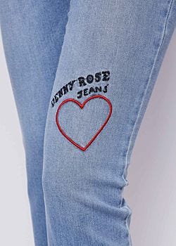 Jeans con ricamo Denny Rose Jeans