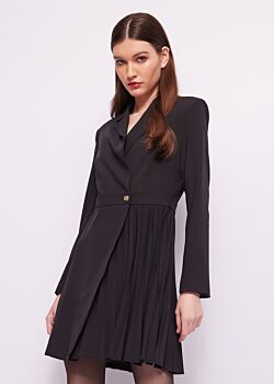 Black double-breasted dress Denny Rose