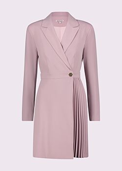Lilac double-breasted dress Denny Rose