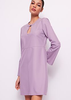 Purple Sage Vestito lilla in flanella Denny Rose