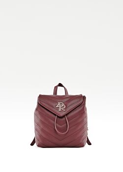 Mochila de piel sintética acolchada Denny Rose Borse