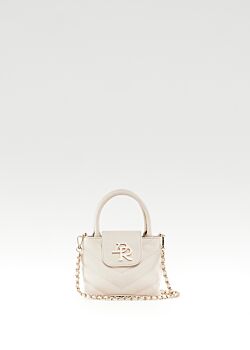 Mini bag in similpelle trapuntata Denny Rose Borse
