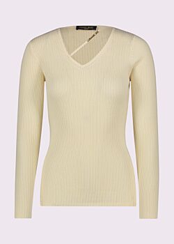 Whitecap Gray Maglia bianca in misto cotone Denny Rose Jeans